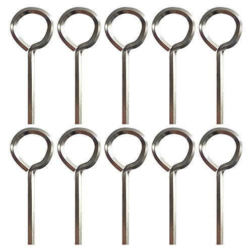 10-Pack Hex Dogging Key Set With Loop Handle - For Exit Devices, Push Bars & Door Locks