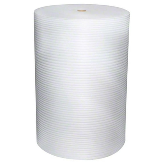 1/8" Thick PE Foam Wrap Roll 24" Wide X 175' Long Per Package Perforated Non-Abrasive Moisture