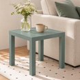 Table Plans 1.8 Thick Tabletop Square Modern End Table, Toolless Assembly Bedside ...
