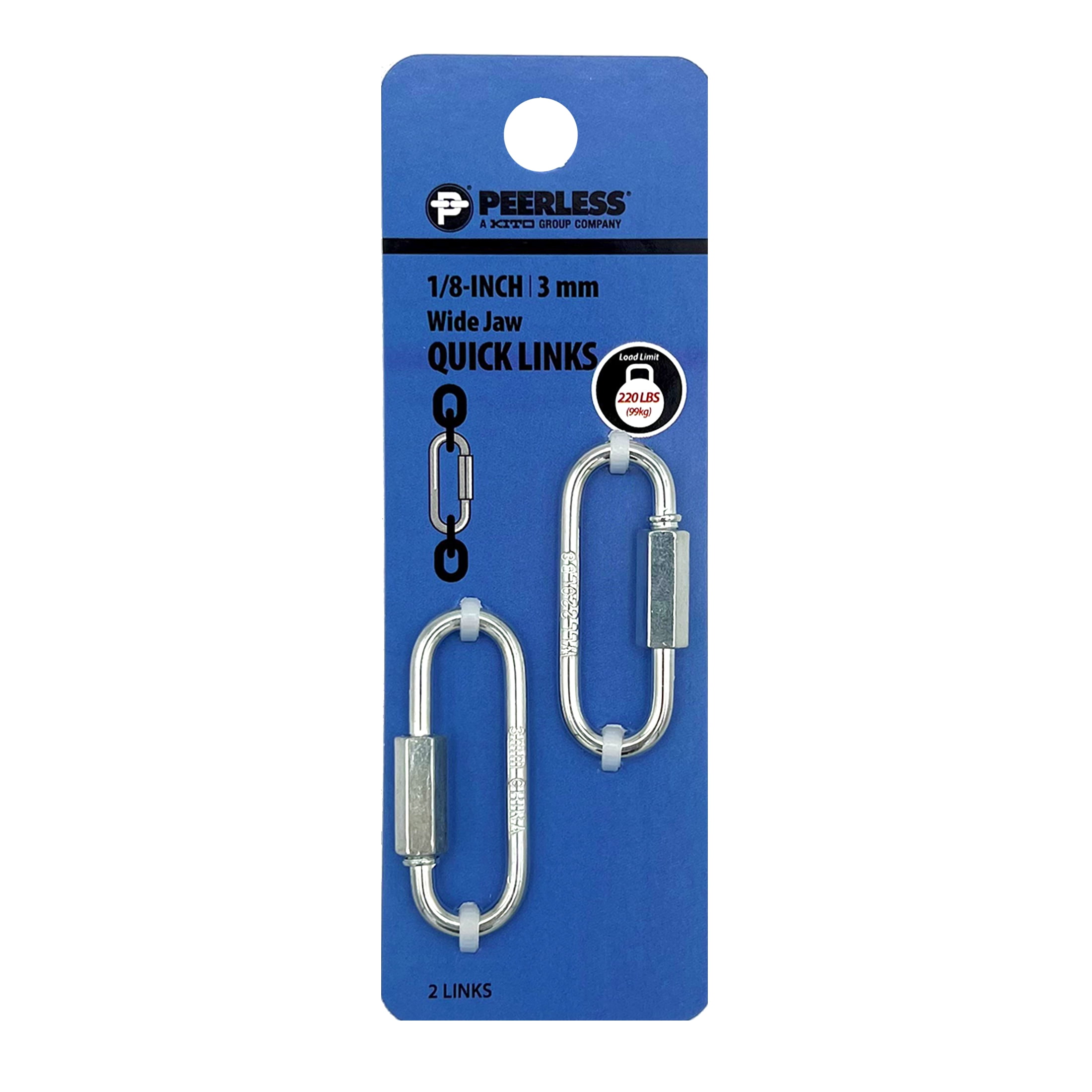 Campbell Zinc-Plated Steel Quick Link 880 lb 2-1/4 in. L Campbell Zinc-Plated Steel Quick Link 880 lb 2-1/4 in. L