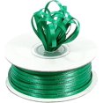 thumbnail image 1 of 1/8" X 100 Yard Double Faced Satin Ribbon Art Sewing Party Favor Gift Ribbon (Emerald), 1 of 1