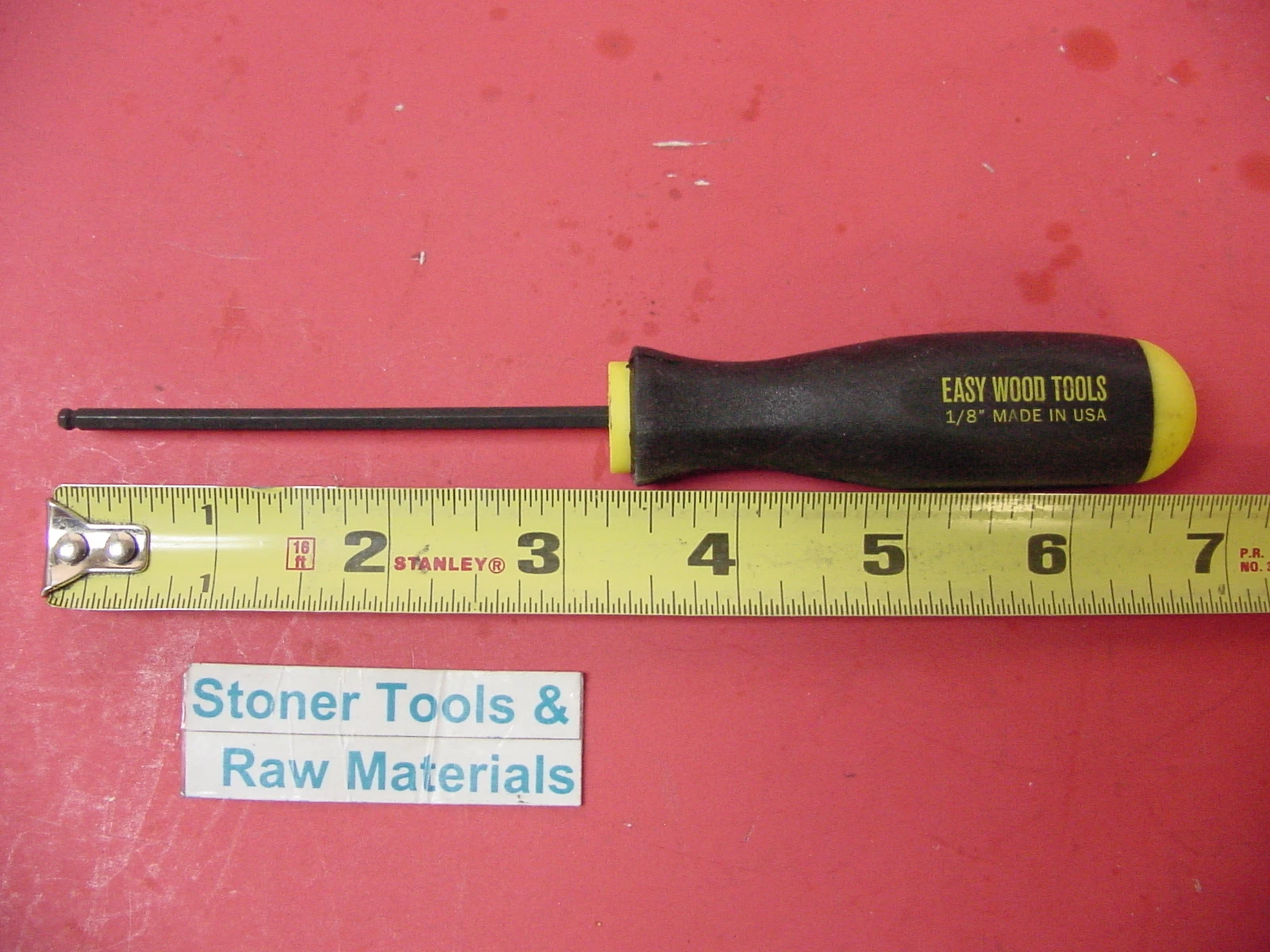 1/8" X 3.2" Hex Ball Screwdriver 6.6" Long Usa Jaw Key #C1021 Bondhus #10607