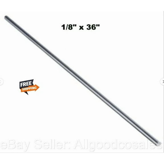 1/8" X 36" Drill Rod Oil Hard Steel Grade O1 Decimal Equivalent .125"