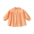 thumbnail image 1 of 1-8 Years Summer Girls' Tops Floral Children's Shirts With Long Sleeves, 1 of 4
