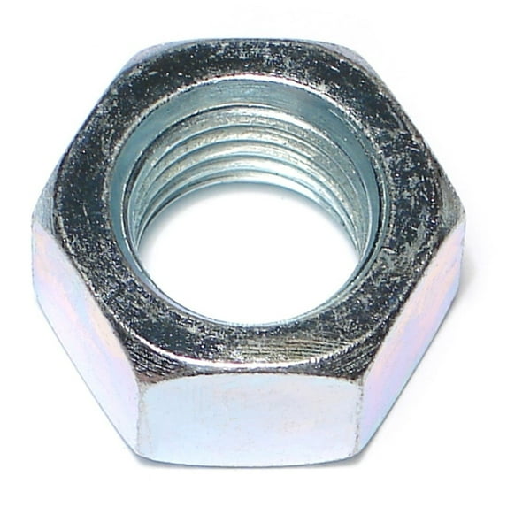 1"-8 Zinc Plated Grade 2 Steel Coarse Thread Finished Hex Nuts HNS-323