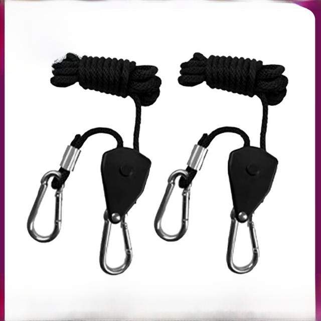 1/8 lifting lanyard LED lamp hanging rope metal wheel plastic ratchet