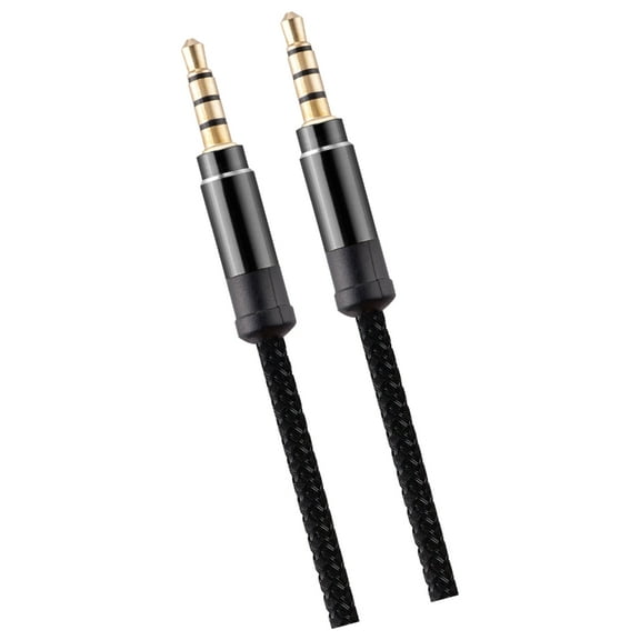 1/8 to 1/8 Stereo Cable 3.5mm to 3.5mm Sound Cable Guitar to Male Cord Nylon Braideds for Laptop Home Theater