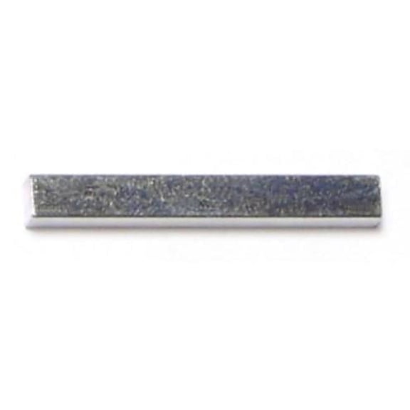 1/8" x 1/8" x 1" Zinc Plated Steel Square Machine Keys (10 pcs.)