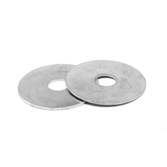 1/8" x 1" Fender Washer Low Carbon Steel Zinc Plated Pk 50