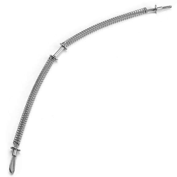 1/8" x 20" Hose Whip Safety Cable, Steel Wire Hose Restraint for 1/2" to 1-1/4" Hoses, 200kg Tensile Strength