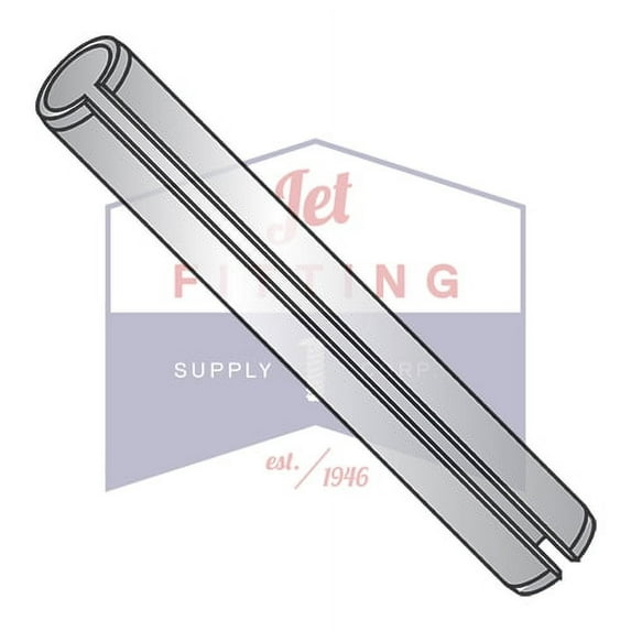 1/8" x 3/8" Roll (Spring) Pins | Slotted Type | Work Hardened 18-8 Stainless Steel (Quantity: 6000)