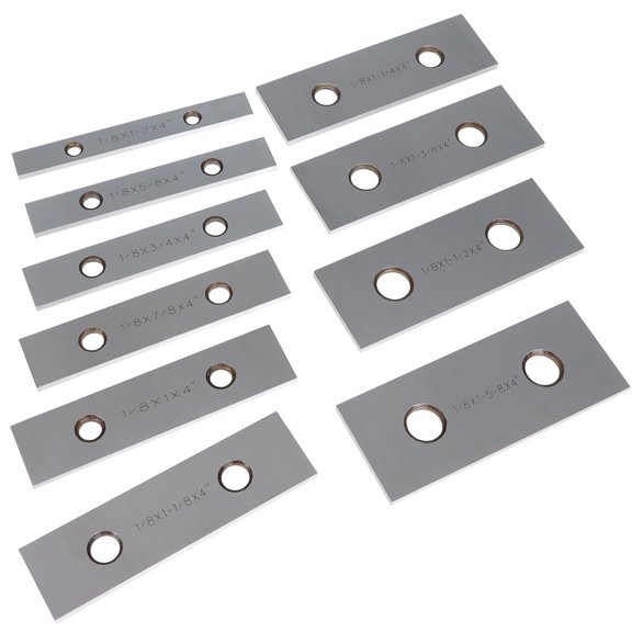 1/8 x 4" Precision Parallel Set 0. 001" Hardened Steel In Case Steel 10 Pair