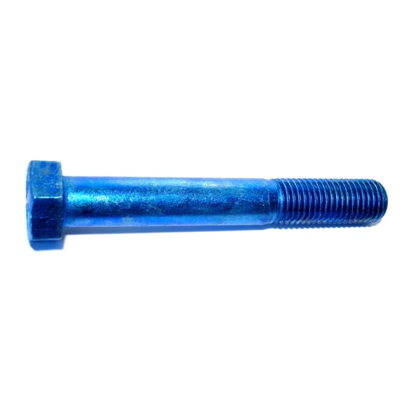 1"-8 x 7" Zinc Plated Grade 8 Steel Coarse Thread Hex Cap Screws (3 pcs.)