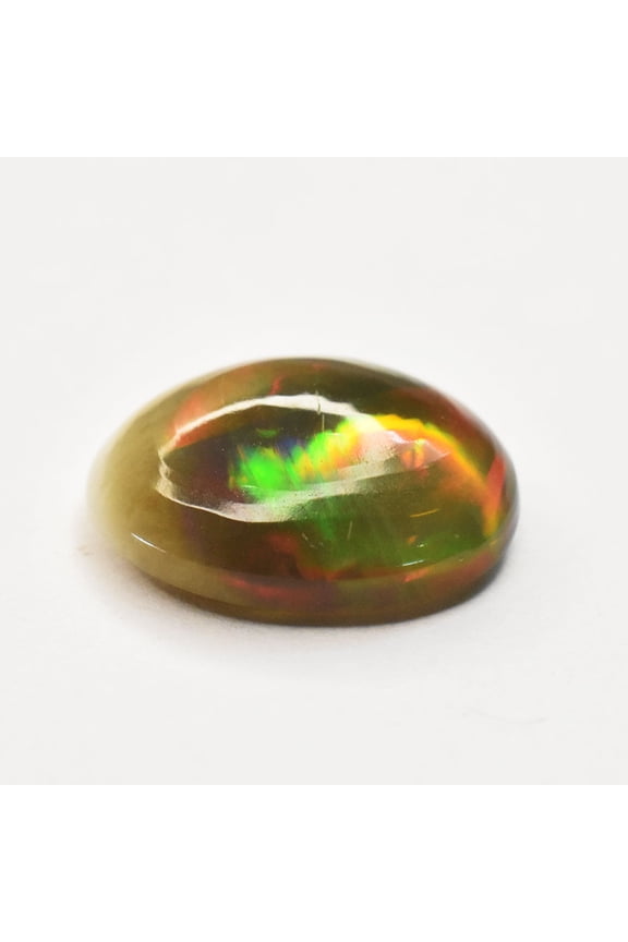 1.80 Ct Fire Opal Gemstone Natural Cabochon Cut Certified Ring Size Stone