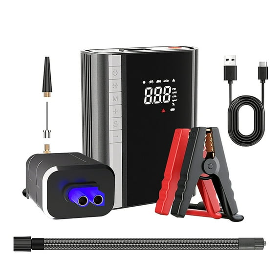 1. 80W Cordless Tire Inflator with Digital Display, 150PSI Portable Air Compressor for Car Motorcycle