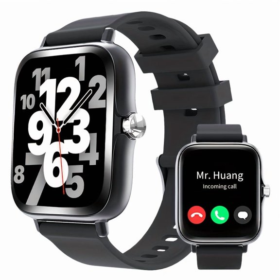 1.83" Full Touch Fitness Smartwatch, Wireless Call & Step Tracking, Ideal Birthday Present for Men & Women