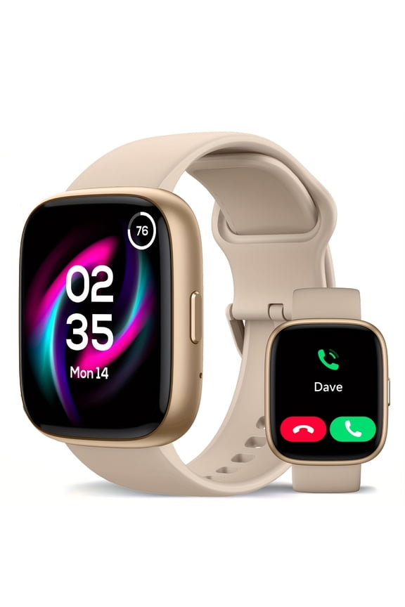 1.83" Full Touch Smart Sports Watch, 100 Sports Modes, Calorie Monitor, Auto Activity Recognition, Multiple Watch Faces, for Android iPhone, Unisex Gift
