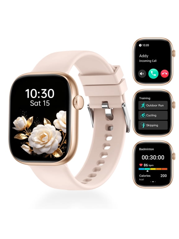 Smart Watches with Bluetooth Calls Answer/Make Calls, 1.83'' for Women 120+ Sports Modes, 10 Days Standby, IP68 resistant Fitness Tracker for Android iPhone