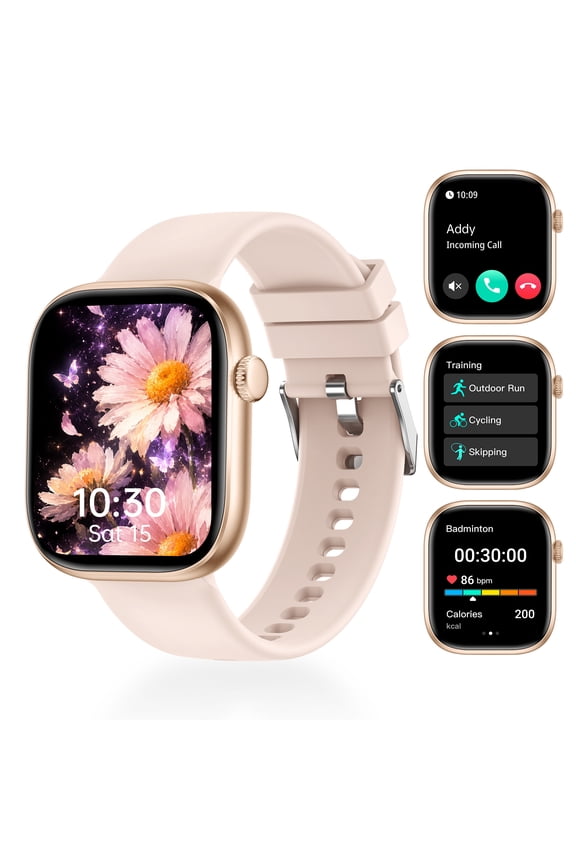 Smart Watches with Bluetooth Calls Answer/Make Calls, 1.83'' for Women 120+ Sports Modes, 10 Days Standby, IP68 resistant Fitness Tracker for Android iPhone