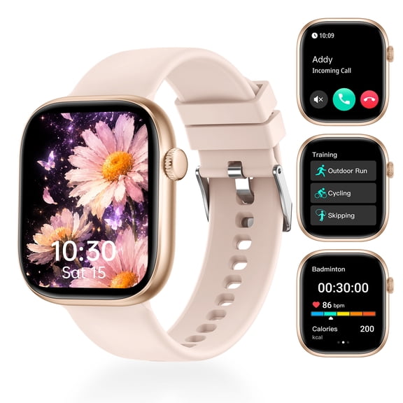 Smart Watches with Bluetooth Calls Answer/Make Calls, 1.83'' for Women 120+ Sports Modes, 10 Days Standby, IP68 resistant Fitness Tracker for Android iPhone