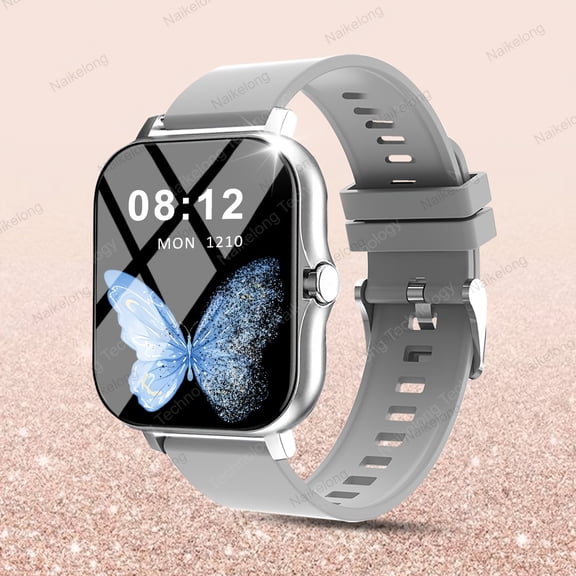 1.83" HD Smartwatch: Full Touch Screen, Wireless Call, Fitness Tracker, Weather & Notifications for Android/iPhone, Unisex Holiday Gift