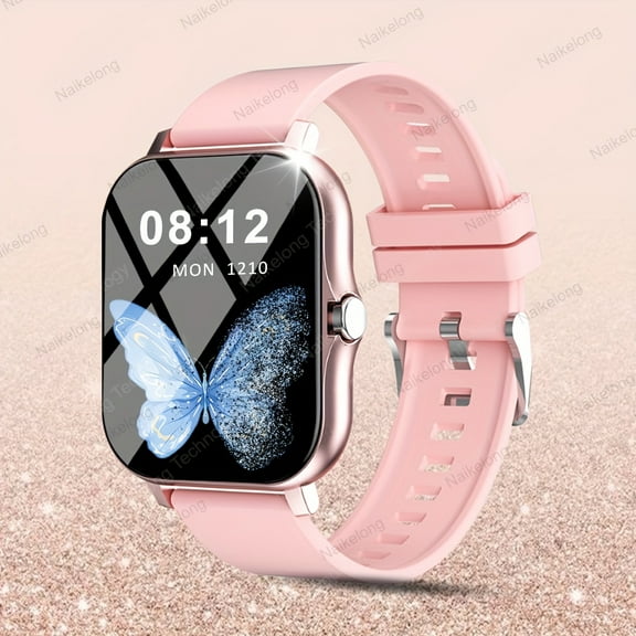 1.83" HD Smartwatch: Full Touch Screen, Wireless Call, Fitness Tracker, Weather & Notifications for Android/iPhone, Unisex Holiday Gift