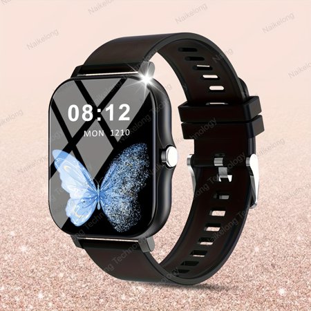 1.83" HD Smartwatch: Full Touch Screen, Wireless Call, Fitness Tracker, Weather & Notifications for Android/iPhone, Unisex Holiday Gift