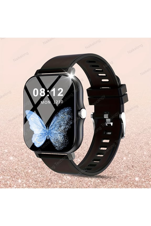 1.83" HD Smartwatch: Full Touch Screen, Wireless Call, Fitness Tracker, Weather & Notifications for Android/iPhone, Unisex Holiday Gift