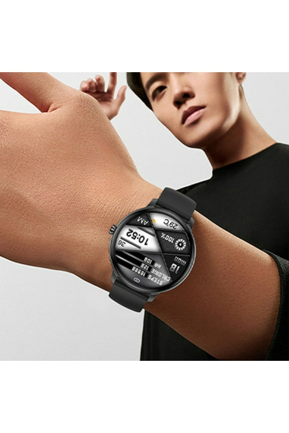 1.83 Inch Full Screen Sports Smartwatch with Bluetooth Calling, IP67 Waterproof, 5-Day Battery, Multi-Sport Modes, Black