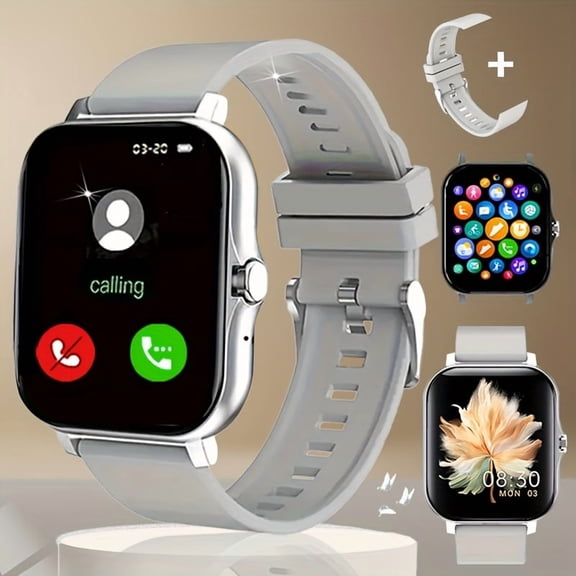 1.83-Inch Full Touch Screen Unisex Smartwatch-USB Rechargeable,Positioning Navigation, Multi-Sport Fitness Tracker, Wireless Call/Message Reminder,Remote Camera/Music/Weather, Android/iPhone