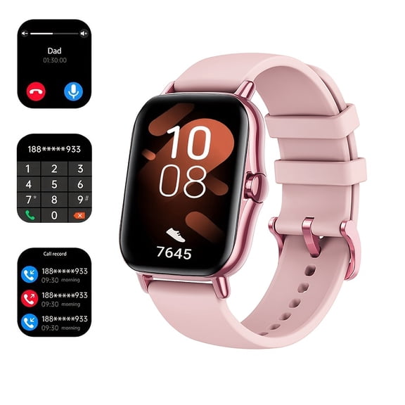 1.83" Large TFT Screen Unisex Smartwatch - Multiple Sports Modes, Wireless Calling/Message & Multi-APP Alerts, Activity/Health Tracking, Remote Camera/Music, iOS/Android Compatible, Ideal for Outdoor