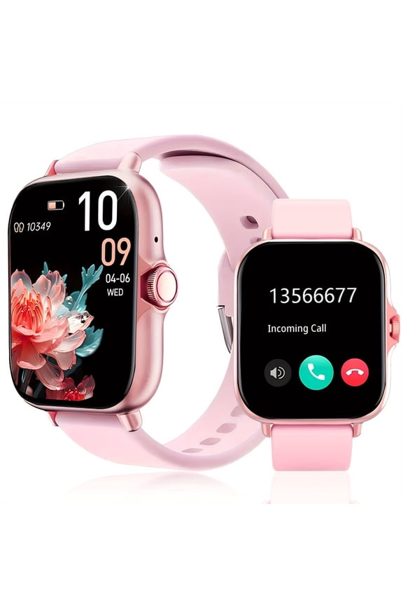 1.83" HD Smart Watch with Voice Assistant, Call/Music, Sports Modes, Fitness Tracker Unisex Gift