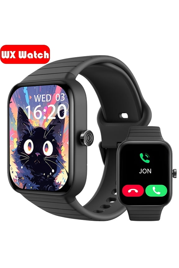 1.83" Smart Watch with Alexa, Wireless Calls, 105+ Sports Modes, Health & Sleep Tracking, Long Battery Life for Android iOS