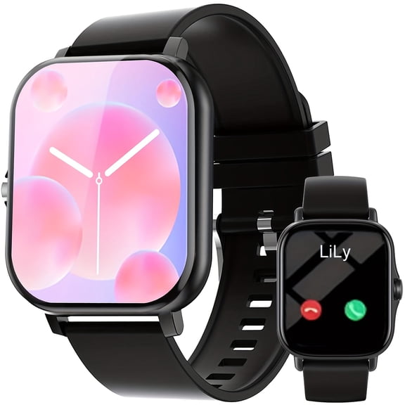 2025 Best Smartwatch: 1.83" HD Large Screen, Wireless Call, Message Alerts, 100+ Sport Modes, Sleep Monitor, Step & Calorie Counter, Ideal Holiday Gift
