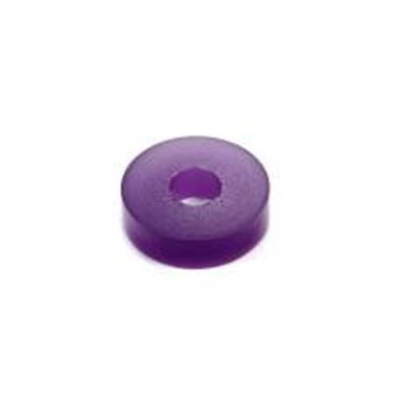 1.84 in. OD 0.62 in. ID 0.5 in. Tall - Purple Rubber Apollo Bump Stop Puck for 60 Durometer