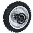 thumbnail image 1 of Applies to 1.85-12 Inch Rear 12" Wheel 80/100-12 Dirt Tire  Rims With Brake Disc Plate and Sprocket For Dirt Bike Motorcycle, 1 of 6