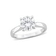 thumbnail image 1 of 1.85 Carat (Ctw) Lab-Created Solitaire Moissanite Engagement Ring in Sterling Silver for Women, 1 of 6