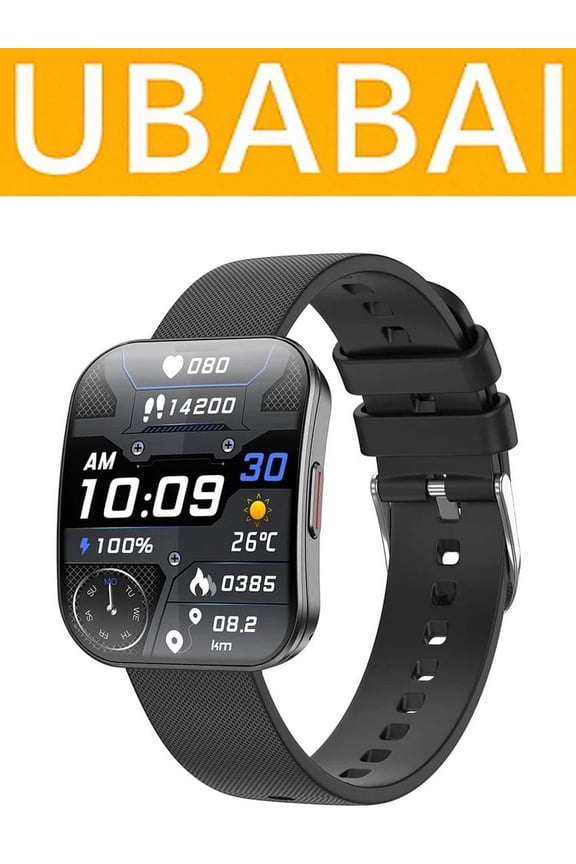 1.85-inch Curved Screen Smart Watch Bluetooth Call Message Notification