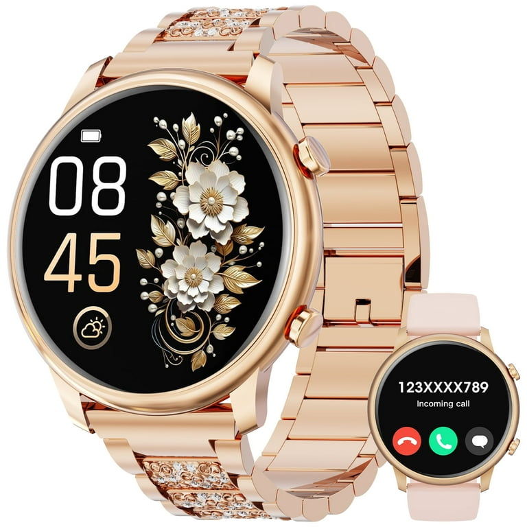 LZUEFK Smart Watch(Answer/Make Call), Smartwatch fits for Android - Main Image