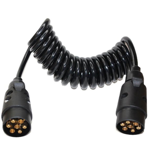 1.85M 7 Pin Truck Trailer Light Board Extension Cable Male to Male Cable Socket Wire Part Cable Splices Circuit Socket