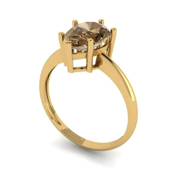 1.86ct Emerald Cut Yellow Natural Citrine 18k Yellow Gold Engraving Statement Bridal Wedding Halo Designer Ring Size 10.75