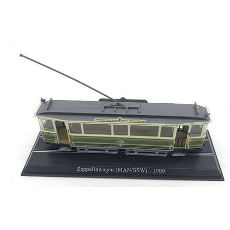 1:87 Atlas Scale Vintage Train Tram Cars Ho Bus Model Collections Diecast Tram
