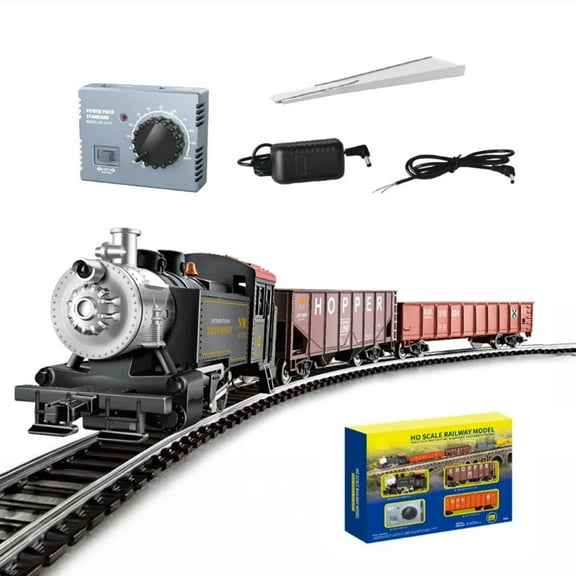 1:87 HO Scale British 0-4-0 Alloy Electric Remote Powered Steam Railway Model, Home Display & Collection Model & Gift for Adults