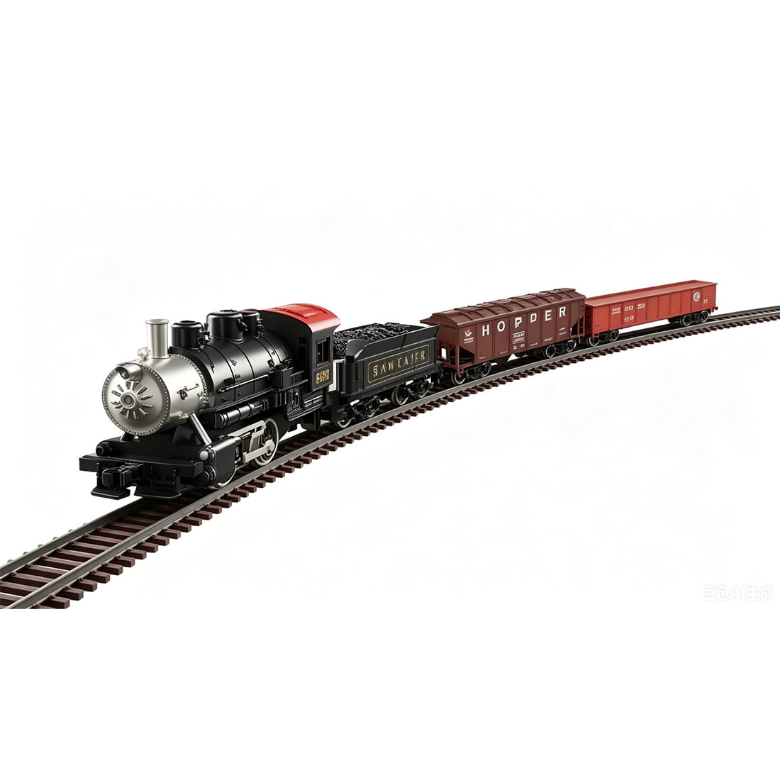 1/87 HO Scale Electric Alloy Train Set, Classic Steam Locomotive ...