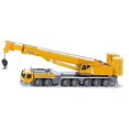 thumbnail image 1 of 1-87 HO Scale Liebherr Mobile Crane Yellow Diecast Model Excavator, 1 of 1