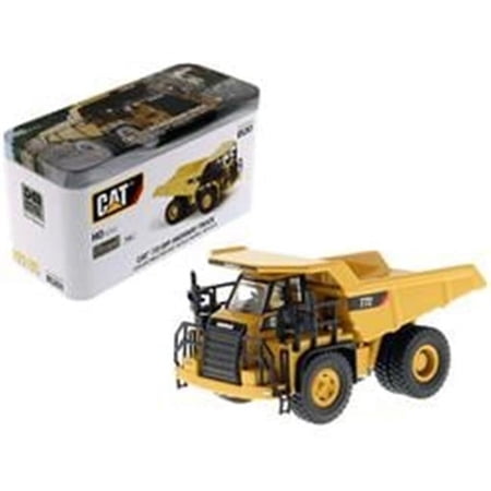 1-87 Scale CAT Caterpillar 772 Off-Highway Dump Truck with Operator High Line Series Scale Diecast Model