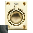 thumbnail image 1 of 1.875 x 2.5 in. Flush Ring Pull, Distressed Oil-Rubbed Bronze, 1 of 1