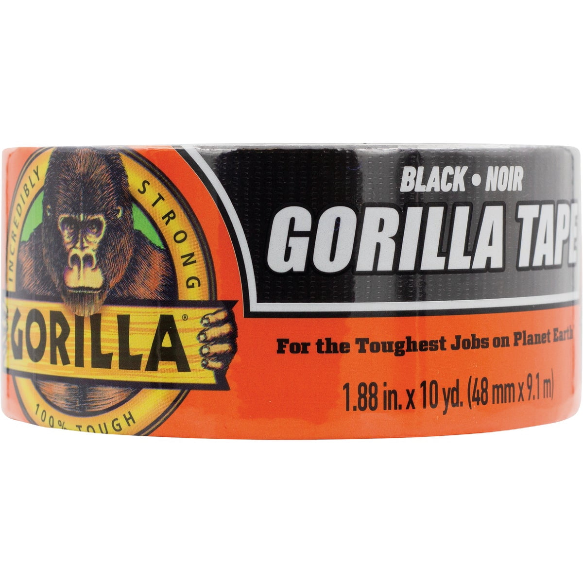1.88 X 12 Yd. Gorilla Black Heavy Duty Duct Tape 10 Pack 60124 770-60121 60121