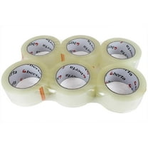1.88 inch x 110 Yard Clear Transparent Packing Tape Heavy Duty (6 Rolls)