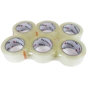 1.88 inch x 110 Yard Clear Transparent Packing Tape Heavy Duty 6 Rolls